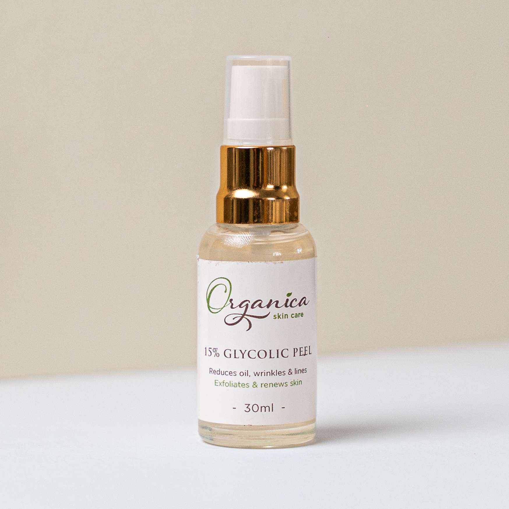 15% glycolic peel